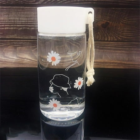 Water Bottle Leak Proof Travel Mugs Cute Portable Fitness Water Jug