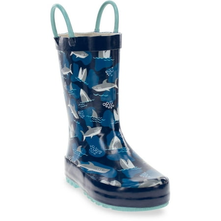 Western Chief Boy s Shark Squad Rubber Rain Boot