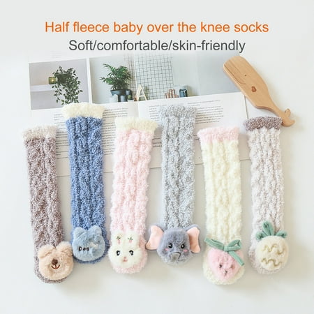 GXSR Toddler Girl Boy Sherpa-lined Fuzzy Socks Anti Skid with Grips Baby Girl Boy Christmas Socks Kids Slipper Socks
GXSR Toddler Girl Boy Sherpa-lined Fuzzy Socks Anti Skid with Grips Baby Girl Boy Christmas Socks Kids Slipper Socks