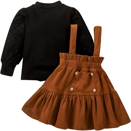 QWZNDZGR Newborn Baby Girl Clothes Long Sleeve Lapel Shirt Bow Tie Suspender Skirt Little Girl Overall Dress
QWZNDZGR Newborn Baby Girl Clothes Long Sleeve Lapel Shirt Bow Tie Suspender Skirt Little Girl Overall Dress