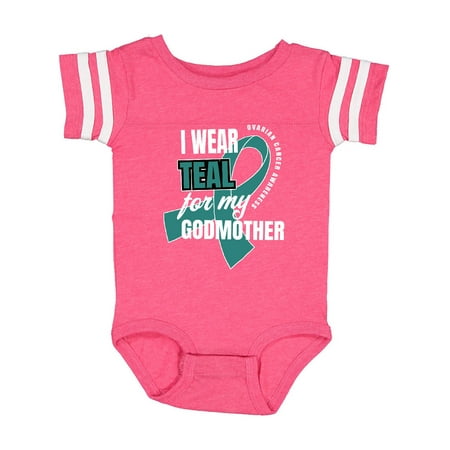 Inktastic I Wear Teal For My Godmother Ovarian Cancer Awareness Gift Baby Boy or Baby Girl Bodysuit
Inktastic I Wear Teal For My Godmother Ovarian Cancer Awareness Gift Baby Boy or Baby Girl Bodysuit