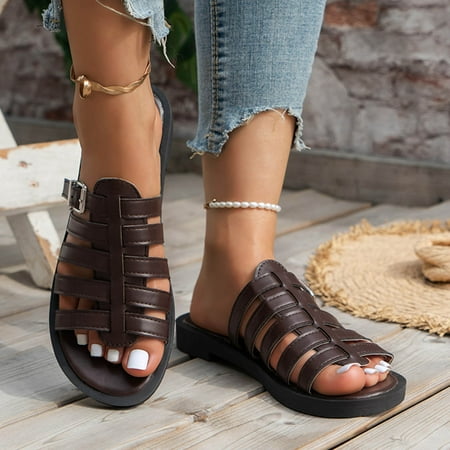 Vintage Boho Sandals Gnobogi Women s Flat Shoes Ladies Beach Sandals Summer Non-Slip Causal Slippers Beach Holiday Shoes Coffee
Vintage Boho Sandals Gnobogi Women s Flat Shoes Ladies Beach Sandals Summer Non-Slip Causal Slippers Beach Holiday Shoes Coffee