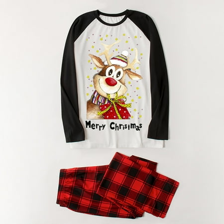 CHGBMOK Parent-child Attire Christmas Suits Patchwork Plaid Printed Homewear Round Neck Long Sleeve Pajamas Two-piece Mom Sets Christmas Pajamas for Family Fall Pajamas on Clearance
CHGBMOK Parent-child Attire Christmas Suits Patchwork Plaid Printed Homewear Round Neck Long Sleeve Pajamas Two-piece Mom Sets Christmas Pajamas for Family Fall Pajamas on Clearance