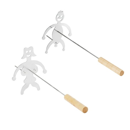 One opening Funny Stainless Steel Barbecue Stick Creative Human Body Shape Hot Dog Skewers Rustproof Grill Accessories
One opening Funny Stainless Steel Barbecue Stick Creative Human Body Shape Hot Dog Skewers Rustproof Grill Accessories