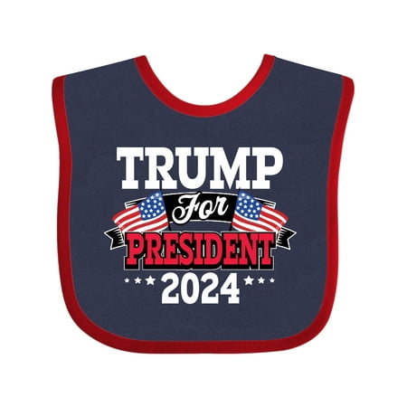 Inktastic Trump For President 2024 with Flags Gift Baby Boy or Baby Girl Bib
Inktastic Trump For President 2024 with Flags Gift Baby Boy or Baby Girl Bib