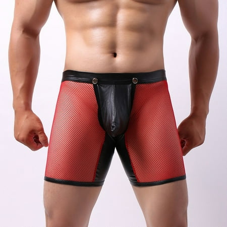 Panties Clearance Man Trendy Mesh Hollow Out Lingerie Breathable Knickers Underpants Underwear Red L
Panties Clearance Man Trendy Mesh Hollow Out Lingerie Breathable Knickers Underpants Underwear Red L