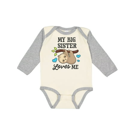 Inktastic My Big Sister Loves Me with Sloth and Hearts Gift Baby Boy or Baby Girl Long Sleeve Bodysuit
Inktastic My Big Sister Loves Me with Sloth and Hearts Gift Baby Boy or Baby Girl Long Sleeve Bodysuit