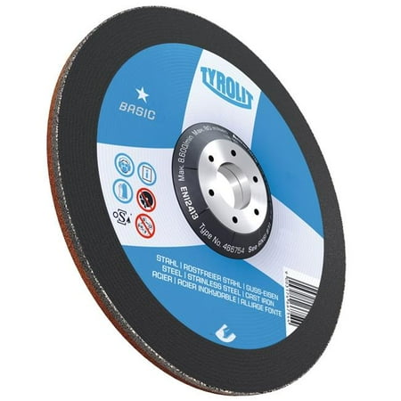 Diamond Products 34301968 Tyrolit Basic Depressed Center Wheel for Cutting & Light Grinding 9 x 0.12 x 0.87 in.
Diamond Products 34301968 Tyrolit Basic Depressed Center Wheel for Cutting & Light Grinding 9 x 0.12 x 0.87 in.