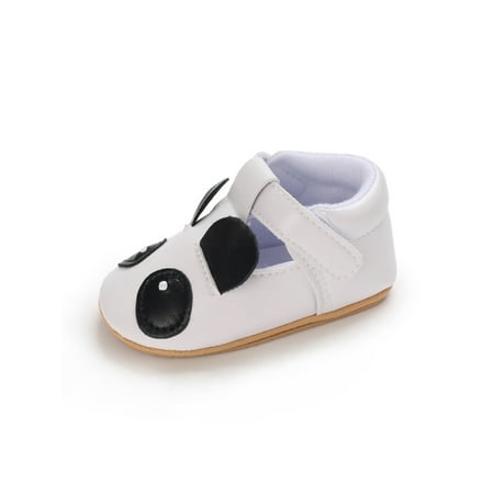 SIMANLAN Toddler Kids Crib Shoes Prewalker Flats Soft Sole Dress Shoe Infant Non-slip Newborn First Walkers White-Panda 6-12 months
SIMANLAN Toddler Kids Crib Shoes Prewalker Flats Soft Sole Dress Shoe Infant Non-slip Newborn First Walkers White-Panda 6-12 months