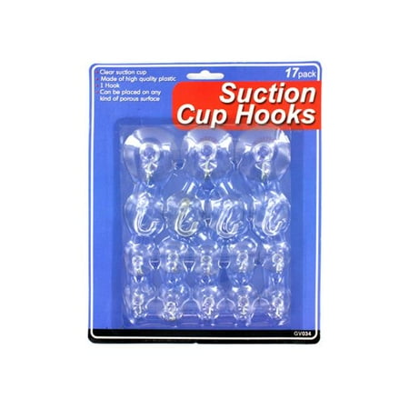 Large set suction cup hooks -set of 17 - Pack of 72