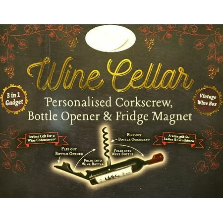Wine Cellar Bottle Opener Fridge Magnets