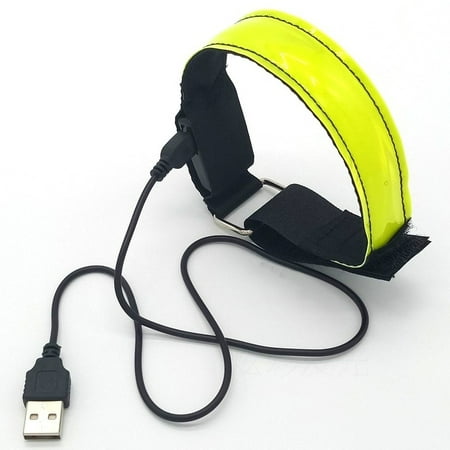 Toyella Luminous running arm belt Yellow USB