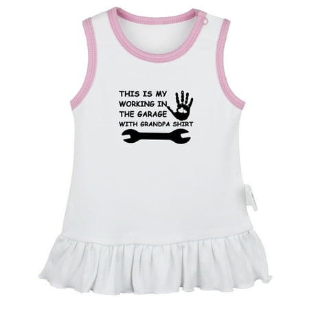 This Is My Working In The Garage With Grandpa Funny Dresses For Baby Newborn Babies Skirts Infant Princess Dress 0-24M Kids Graphic Clothes (White Sleeveless Dresses 18-24 Months)
This Is My Working In The Garage With Grandpa Funny Dresses For Baby Newborn Babies Skirts Infant Princess Dress 0-24M Kids Graphic Clothes (White Sleeveless Dresses 18-24 Months)