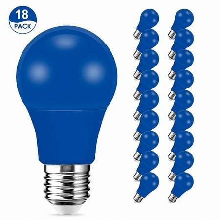 9W Holiday Decoration Blue LED Light Bulbs A19 60W Equivalent Medium E26 Base for Party Celebrations Activities 12/18/24 Pack
9W Holiday Decoration Blue LED Light Bulbs A19 60W Equivalent Medium E26 Base for Party Celebrations Activities 12/18/24 Pack