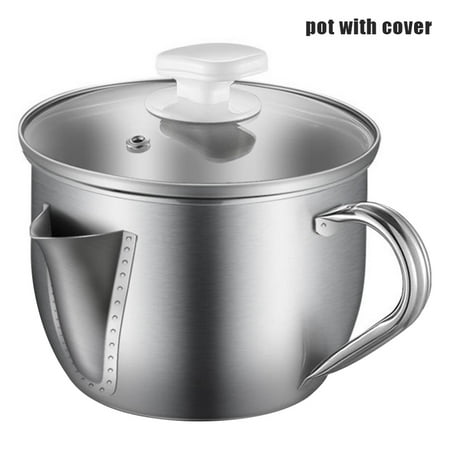 Stainless Steel Oil Filter Soup Separator Strainer Pot Kitchen Cooking Utensil New 
Stainless Steel Oil Filter Soup Separator Strainer Pot Kitchen Cooking Utensil New