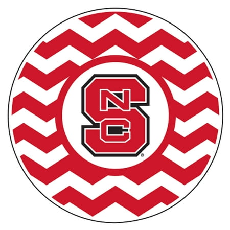 North Carolina State Magnet (CHEVRON STRIPE NCST MAG (5 ) 5 in)