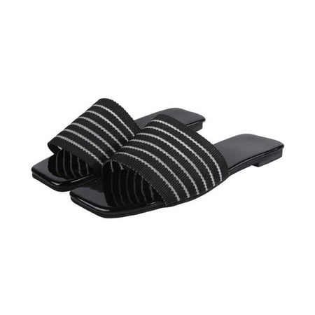 VERUGU Woman s Head One-line Sandals Flat Slippers Color Everything Matching Sandals
VERUGU Woman s Head One-line Sandals Flat Slippers Color Everything Matching Sandals