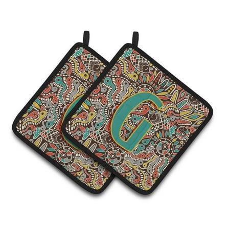 Carolines Treasures CJ2013-GPTHD Letter G Retro Tribal Alphabet Initial Pair of Pot Holders 7.5HX7.5W multicolor
Carolines Treasures CJ2013-GPTHD Letter G Retro Tribal Alphabet Initial Pair of Pot Holders 7.5HX7.5W multicolor