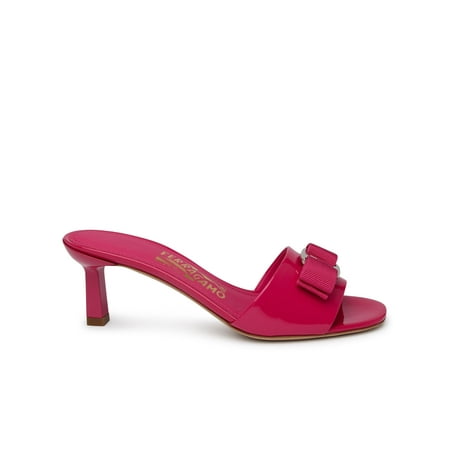 SALVATORE FERRAGAMO Woman Mule In Pelle Fucsia