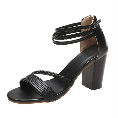 Kukoosong Heeled Sandals Womens Summer Shoes for Women Fashion Slippers Sandals High Heels Sandals Outwear Womens Sandals Black 41
Kukoosong Heeled Sandals Womens Summer Shoes for Women Fashion Slippers Sandals High Heels Sandals Outwear Womens Sandals Black 41