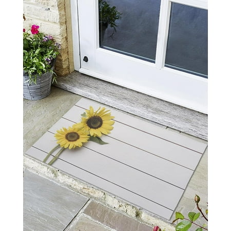 Indoor Outdoor Mats Sunflower Wood Board Background Door Mat Non-Slip Absorbent Resist Dirt Entrance Mat Washable Welcome Mats for Entryway Low-Profile Floor Mats
Indoor Outdoor Mats Sunflower Wood Board Background Door Mat Non-Slip Absorbent Resist Dirt Entrance Mat Washable Welcome Mats for Entryway Low-Profile Floor Mats