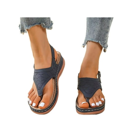 UKAP Women Sandals Casual Wide Width Wedges Flip Flops Ladies Walking Comfortabale Summer Massage Shoes Size 8
UKAP Women Sandals Casual Wide Width Wedges Flip Flops Ladies Walking Comfortabale Summer Massage Shoes Size 8