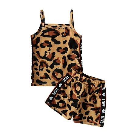 Fesfesfes Toddler Baby Girls Fashion Leopard Flowers Fruit Print Suspenders Top Shorts Suit
Fesfesfes Toddler Baby Girls Fashion Leopard Flowers Fruit Print Suspenders Top Shorts Suit