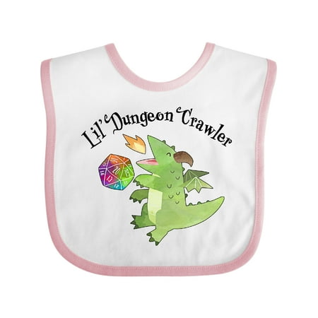 Inktastic Lil Dungeon Crawler- Cute Dragon Gift Baby Boy or Baby Girl Bib
Inktastic Lil Dungeon Crawler- Cute Dragon Gift Baby Boy or Baby Girl Bib