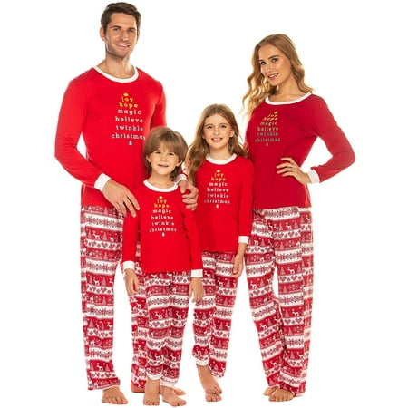Peroptimist Family Pajamas Soft Christmas 2 Pieces Top and Pants Sleepwear Pjs Set
Peroptimist Family Pajamas Soft Christmas 2 Pieces Top and Pants Sleepwear Pjs Set
