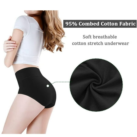 Intimates Women s High Waisted Cotton Underwear Stretch Briefs Soft Full Coverage Panties Polyester Simple Long Sleeve Shirts for Women Black
Intimates Women s High Waisted Cotton Underwear Stretch Briefs Soft Full Coverage Panties Polyester Simple Long Sleeve Shirts for Women Black