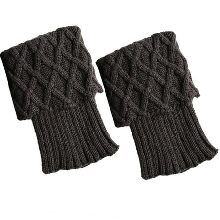 harmtty Women Winter Rhombus Knitted Leg Warmers Boot Socks Toppers Cuffs Dark Gray
harmtty Women Winter Rhombus Knitted Leg Warmers Boot Socks Toppers Cuffs Dark Gray