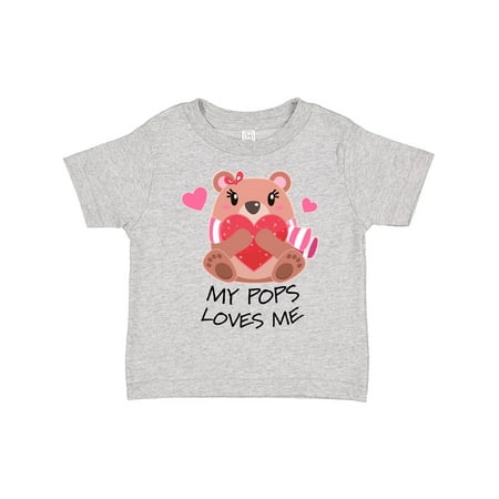 Inktastic My Pops Loves Me- Bear and Hearts Gift Toddler Boy or Toddler Girl T-Shirt
Inktastic My Pops Loves Me- Bear and Hearts Gift Toddler Boy or Toddler Girl T-Shirt