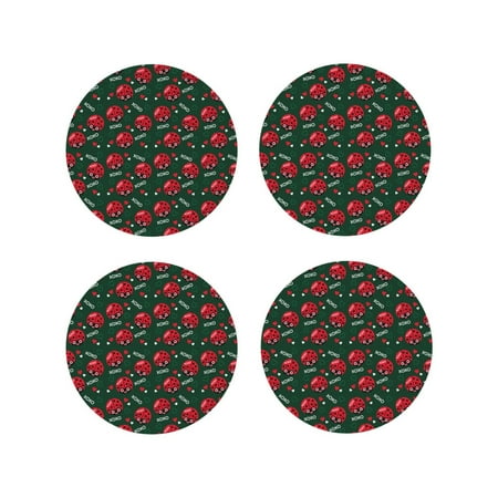 Honeii Ladybugs In Love Print Leather Coaster Set of 4 Ideal for Safeguarding Your Furniture from Drinks Spills and Effortless Cleanup-Round Shape
Honeii Ladybugs In Love Print Leather Coaster Set of 4 Ideal for Safeguarding Your Furniture from Drinks Spills and Effortless Cleanup-Round Shape