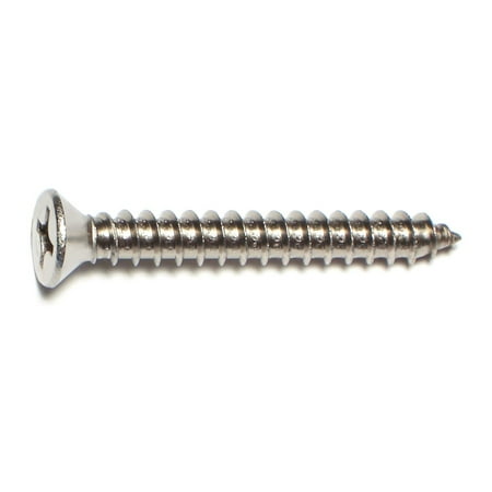 #14 x 2 18-8 Stainless Steel Phillips Flat Head Sheet Metal Screws (10 pcs.)
#14 x 2 18-8 Stainless Steel Phillips Flat Head Sheet Metal Screws (10 pcs.)