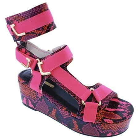Sentuca Platform Sandals For Womens Open Toe Ankel Strap Snakeskin Flats Velcro Beach Shoes
Sentuca Platform Sandals For Womens Open Toe Ankel Strap Snakeskin Flats Velcro Beach Shoes