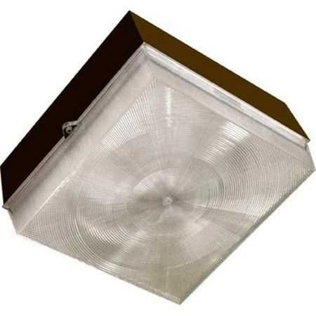 Dabmar Lighting DW6628-W 9.69 x 9.69 x 5.38 in. 120 V 2 x 32 watts Polycarbonate Surface Mounted Ceiling Fixture with PLQ32 Flourescent Lamp Bronze
Dabmar Lighting DW6628-W 9.69 x 9.69 x 5.38 in. 120 V 2 x 32 watts Polycarbonate Surface Mounted Ceiling Fixture with PLQ32 Flourescent Lamp Bronze
