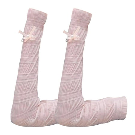 iSpchen 2 Pieces Ladies Lace Ice Silk Sleeve Sun Protection Sports Arm Sleeve Shade Breathable Outdoor Cycling Travel UV Protection Gloves for Running Fishing Jogging Rowing Tennis Basketball Pink
iSpchen 2 Pieces Ladies Lace Ice Silk Sleeve Sun Protection Sports Arm Sleeve Shade Breathable Outdoor Cycling Travel UV Protection Gloves for Running Fishing Jogging Rowing Tennis Basketball Pink