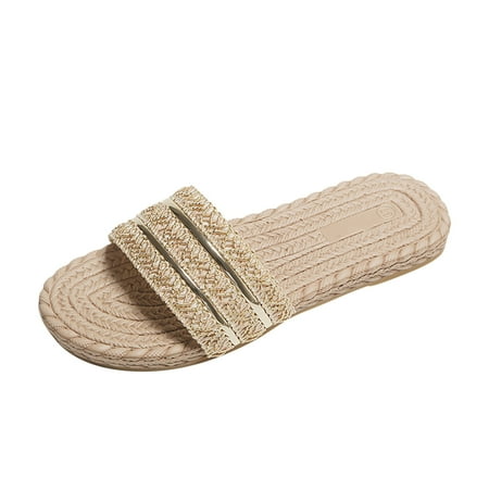 Dpityserensio Women s Ethnic Style Shoes Woven Flat Bottom Casual Sandals Round Toe Beach Sandals Khaki 6.5(38)
Dpityserensio Women s Ethnic Style Shoes Woven Flat Bottom Casual Sandals Round Toe Beach Sandals Khaki 6.5(38)