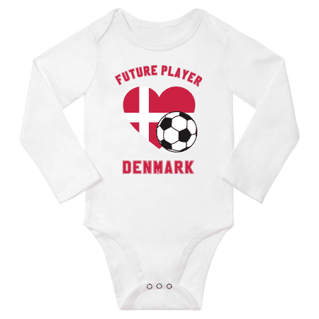 Future Denmark Soccer Player Baby Long Slevve Jumpsuits Clothes (White 6-12 Months)
Future Denmark Soccer Player Baby Long Slevve Jumpsuits Clothes (White 6-12 Months)