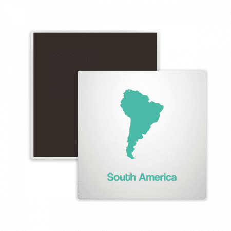 Green South America Illustration Map Square Ceracs Fridge Magnet Keepsake Memento
Green South America Illustration Map Square Ceracs Fridge Magnet Keepsake Memento