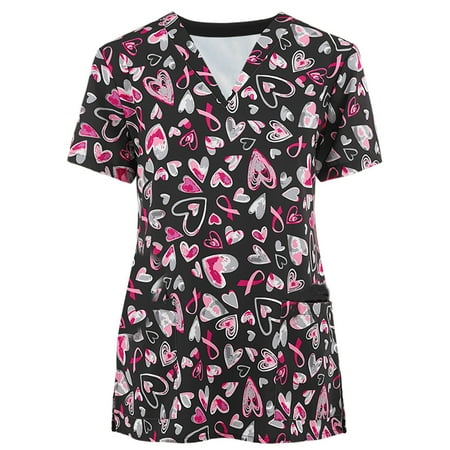 TMOYZQ Plus Size Christmas Scrubs Tops for Women Casual Xmas Print Short Sleeve V Neck Professional Nursing Workwear Tunic Working Uniform Medical Blouse with Pockets
TMOYZQ Plus Size Christmas Scrubs Tops for Women Casual Xmas Print Short Sleeve V Neck Professional Nursing Workwear Tunic Working Uniform Medical Blouse with Pockets
