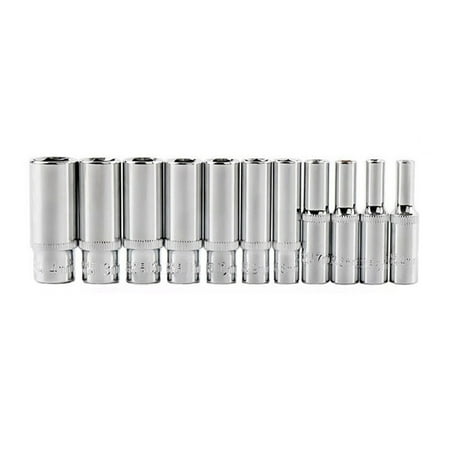 VEAREAR Essential Hardware tools 11Pcs 1/4-inch Hexagonal Socket Industrial Grade Increased Torque Chrome Vanadium Steel Anti-corrosion 6-point Deep Socket for Repair
VEAREAR Essential Hardware tools 11Pcs 1/4-inch Hexagonal Socket Industrial Grade Increased Torque Chrome Vanadium Steel Anti-corrosion 6-point Deep Socket for Repair