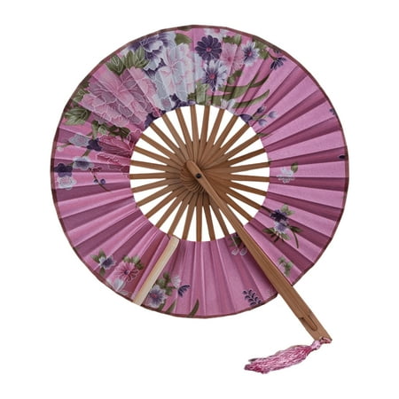 VEAREAR Ancient Classic Hand Fan with Tassel Dress Up Costume Bamboo Flower Print Round Fan Performance Supplies
VEAREAR Ancient Classic Hand Fan with Tassel Dress Up Costume Bamboo Flower Print Round Fan Performance Supplies