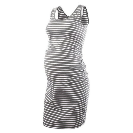 Levmjia Maternity Dress for Photography Plus O-Neck Stripe Sleeveless Breast-Feeding Pregnant Maternity Nursing Dress
Levmjia Maternity Dress for Photography Plus O-Neck Stripe Sleeveless Breast-Feeding Pregnant Maternity Nursing Dress