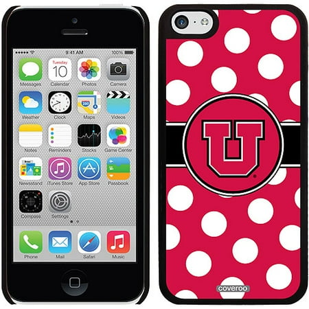 University of Utah Polka Dots Design on iPhone 5c Thinshield Snap-On Case by Coveroo