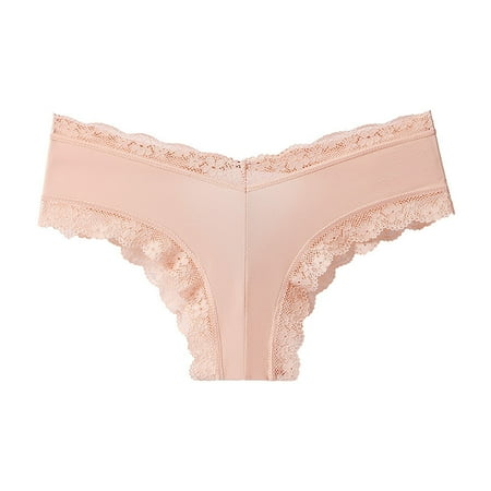 DNDKILG T-Back V-back Panties Sexy Low Rise Underwear for Women Tangas Stretch Lace G-String Thongs Beige M
DNDKILG T-Back V-back Panties Sexy Low Rise Underwear for Women Tangas Stretch Lace G-String Thongs Beige M