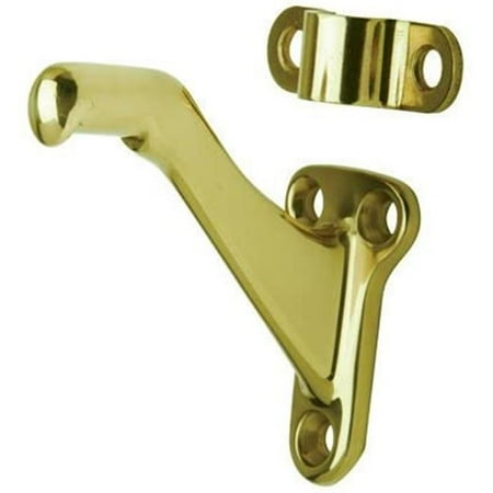 Ives 059BBLK Residential Solid Brass Handrail Bracket Black