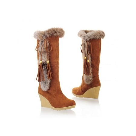Gomelly Womens Knee High Round Toe High Heel Boots Pull On Fashion Shoes Size 4.5-11
Gomelly Womens Knee High Round Toe High Heel Boots Pull On Fashion Shoes Size 4.5-11