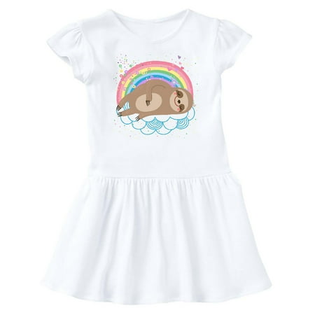 Inktastic Sloth Lover Cute Animal Gift Baby Girl Dress