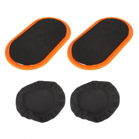 Fitness Sliding Disc FitnessSlider 2Pcs For Home Children Yellow